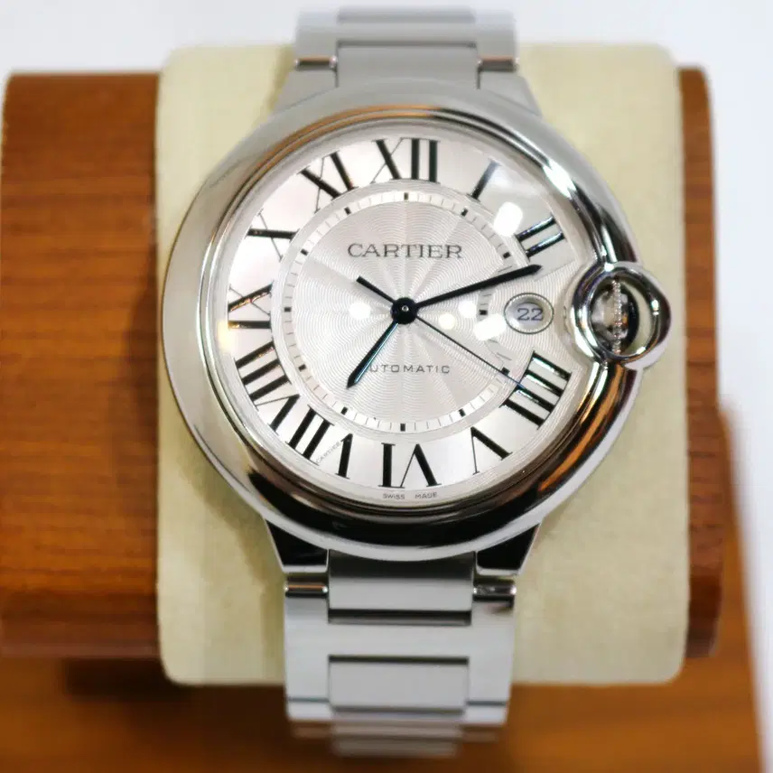 까르띠에 발롱블루 42mm 스틸 오토매틱 wx각인 w69012z4 사진 5