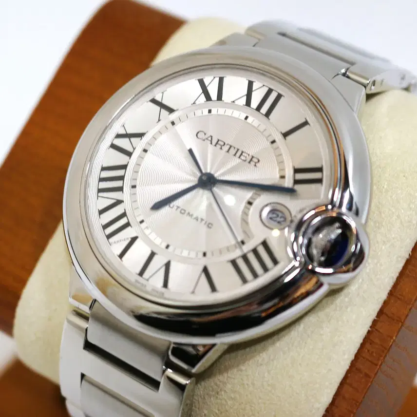 까르띠에 발롱블루 42mm 스틸 오토매틱 wx각인 w69012z4 사진 6