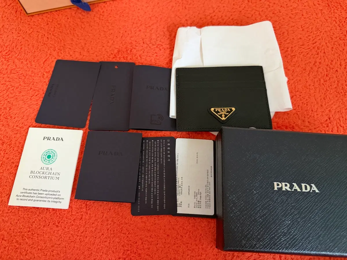 Prada card wallet