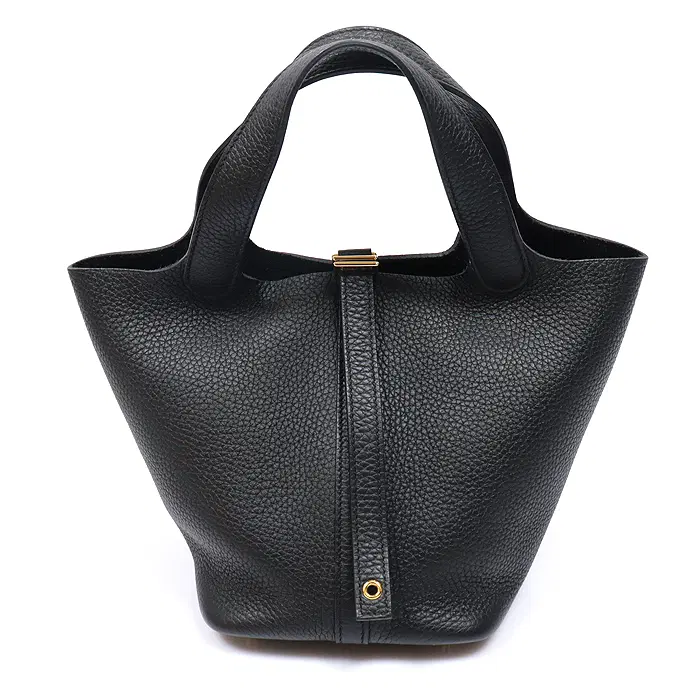 에르메스 Hermes(에르메스) H056289CC89 블랙 끌레망스 레더 금장 피코탄 락 18 토트백 (Z각인) MUJ73558HE 사진 1