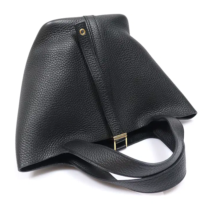 에르메스 Hermes(에르메스) H056289CC89 블랙 끌레망스 레더 금장 피코탄 락 18 토트백 (Z각인) MUJ73558HE 사진 4