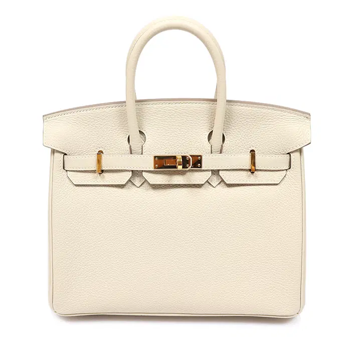 에르메스 Hermes(에르메스) H057208CD10 크레 토고 레더 로즈 골드 벌킨 25 토트백 (U각인) CO71592HEC 사진 1