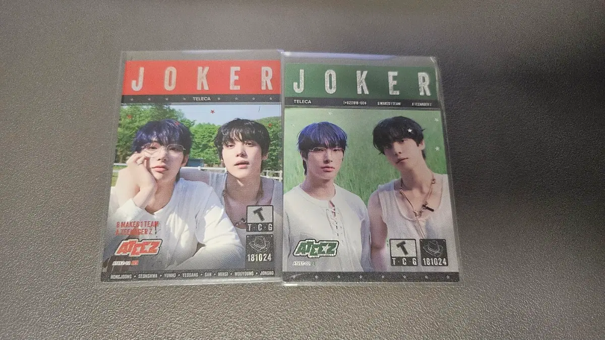 Teleca Ateez mingi yunho joker set for sale.