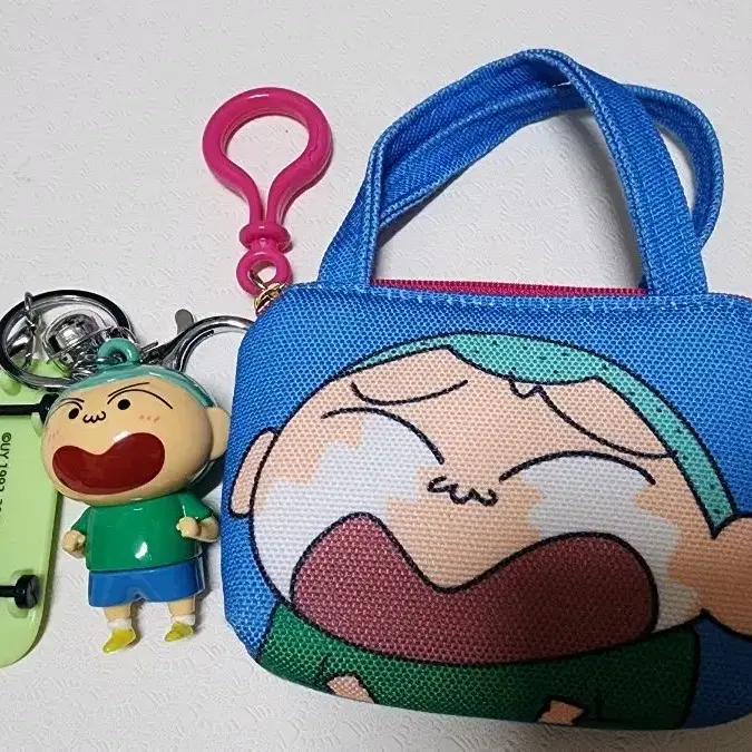 짱구는 못말려 훈이 파우치 키링 일괄