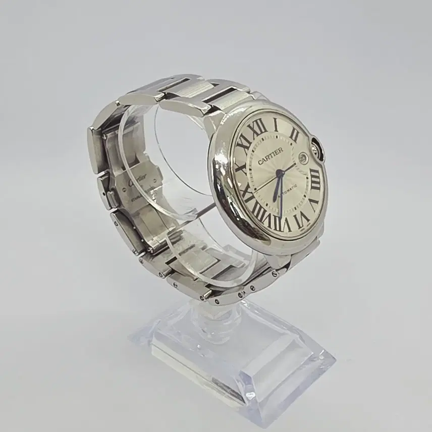 까르띠에 [A급] 발롱 블루 42mm 오토매틱 남성 메탈 손목시계 사진 4