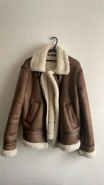 상태 양호 ZARA b3 플라이트 자켓 블루종