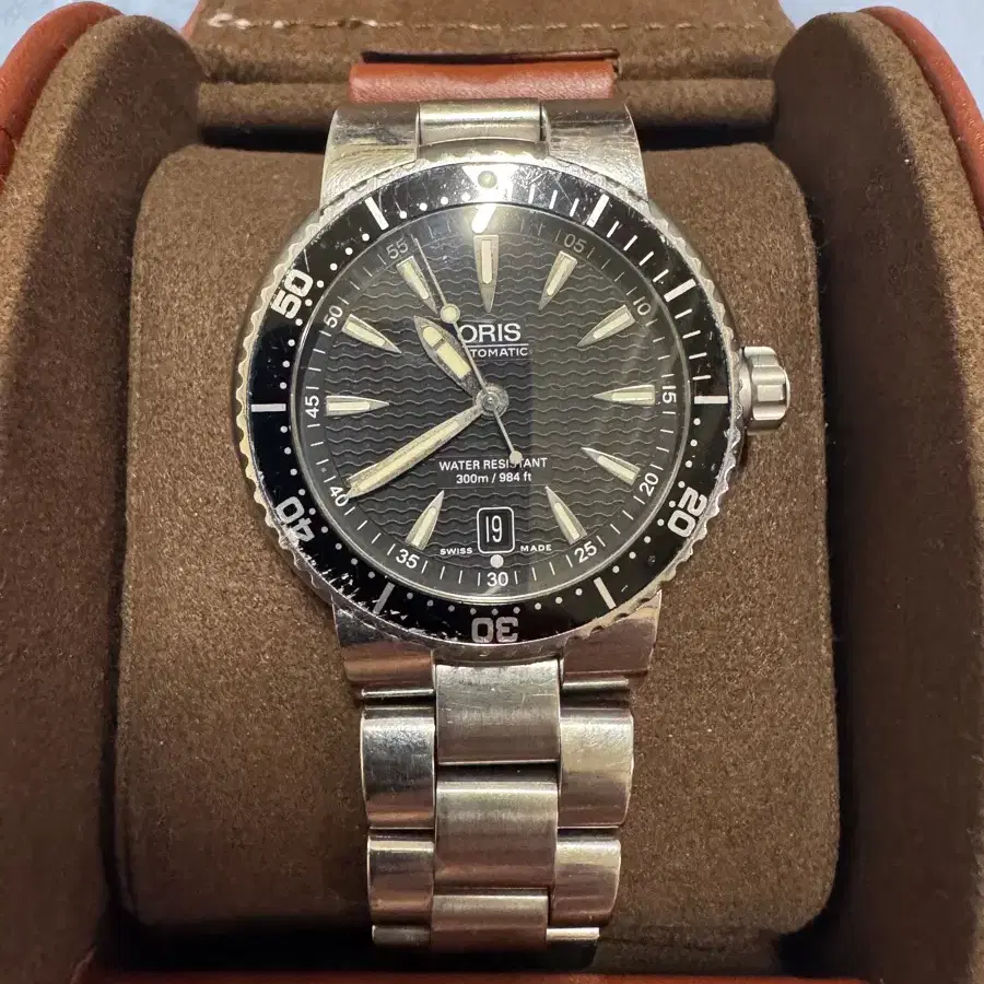 ORIS(오리스)7533P TT1 다이버스 데이트(TT1 Divers Date) 오토매틱 스틸 남성용 시계
