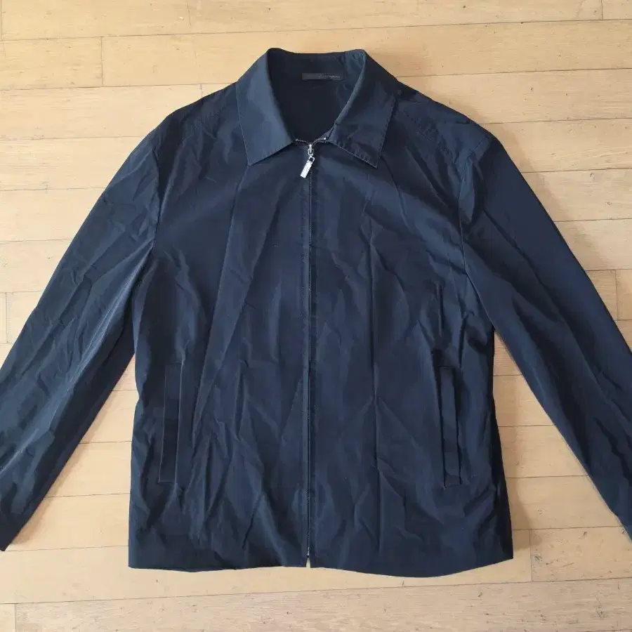 솔리드옴므 블랙 집업 자켓 105(XL)
