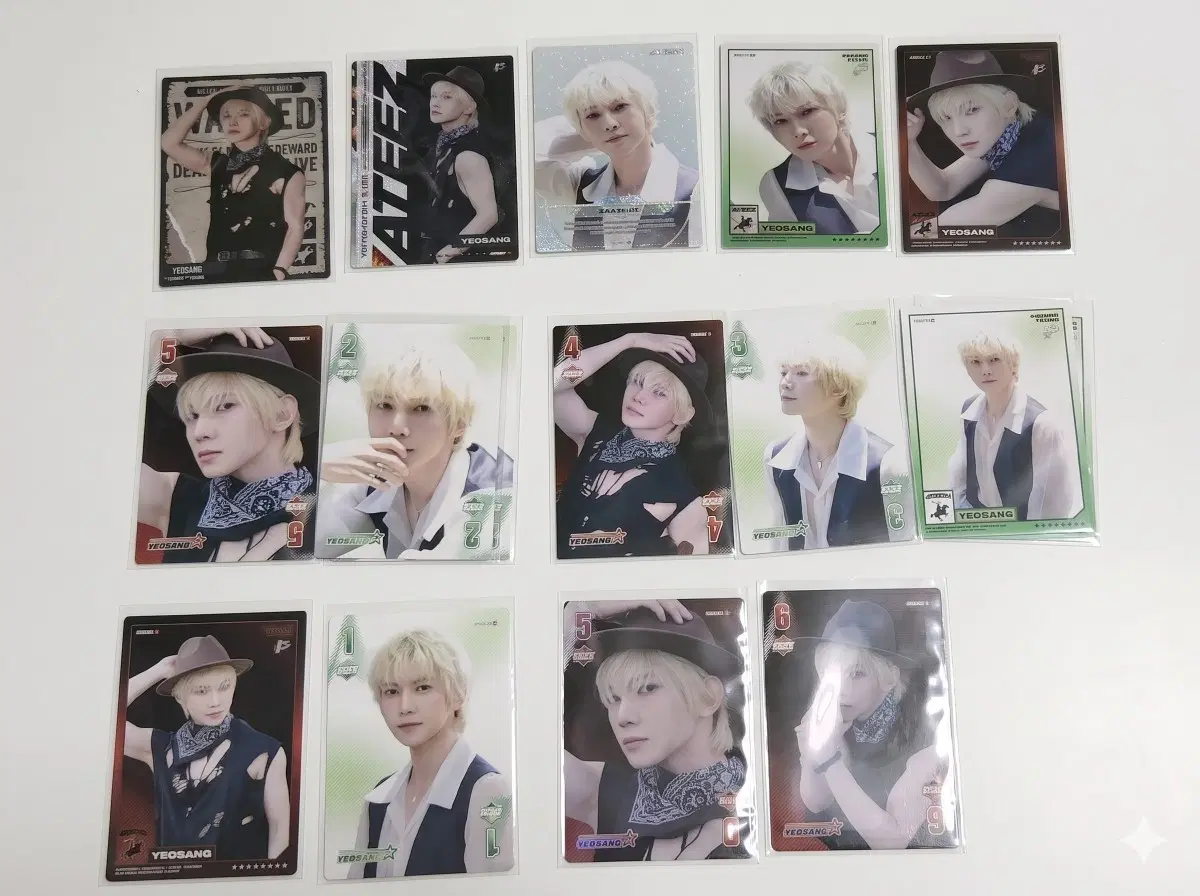 Ateez Teleca Mimca Yeosang SP Wanted Poster Card Included 14 types