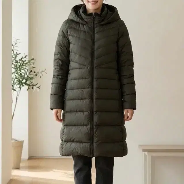 [90] 데이텀 후드 롱 덕다운 패딩