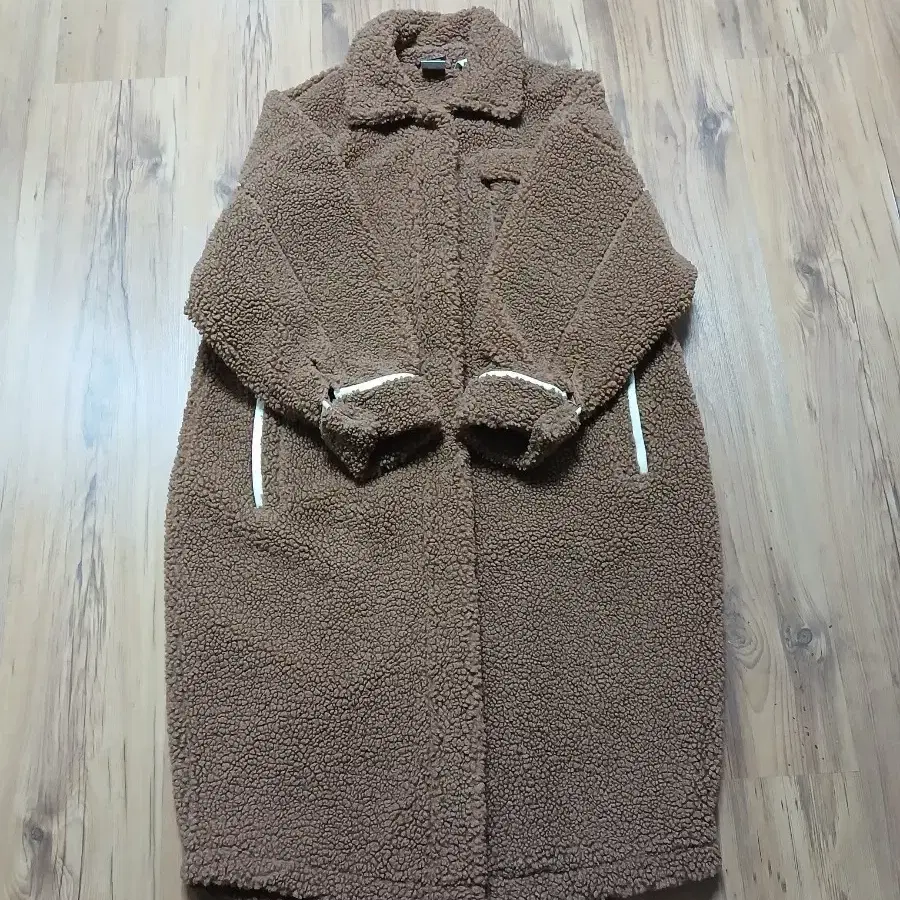 새상품급) 아디다스 여성 뽀글이 코지 쉐르파 롱패딩 55