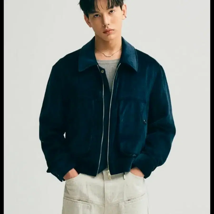 노이어 텐셀 리브드 코듀로이 쟈켓