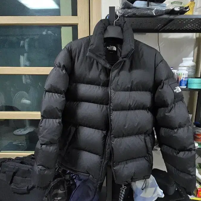 노스페이스 1992 눕시 패딩 블랙 xl