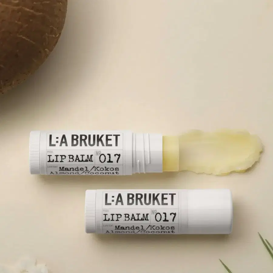 L:A BRUKET 립밤 코코넛 라브르켓 립밤 아몬드 코코넛