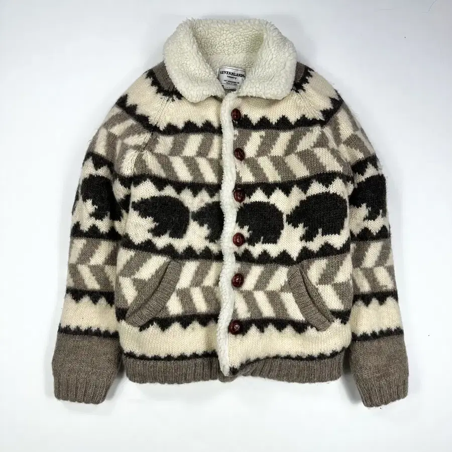(여성L) VTG 빈티지 양털 니트 코위찬