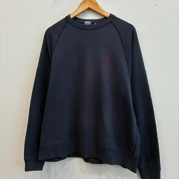 90s 폴로랄프로렌 맨투맨 스웻셔츠 네이비 Made in JAPAN