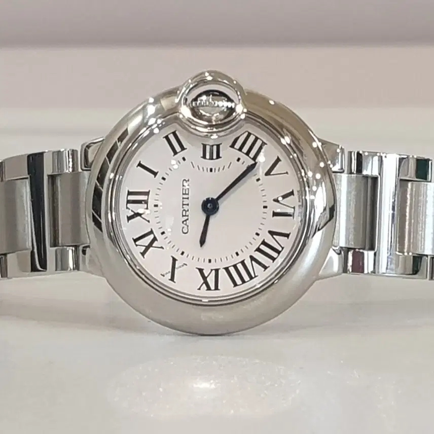 까르띠에 발롱 블루 드 스틸 쿼츠 28MM W6910Z4 사진 6