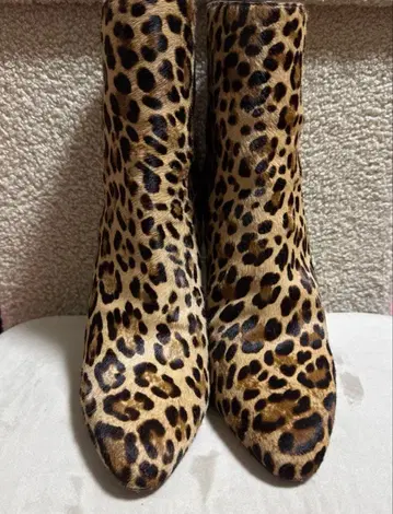 JIMMYCHOO 지미추 부츠 송치 레오파드