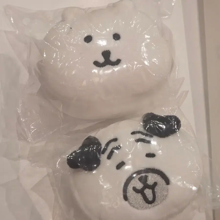 농담곰,퍼그 나가노 캐릭터즈 모찌 페이스 마스코트 키링