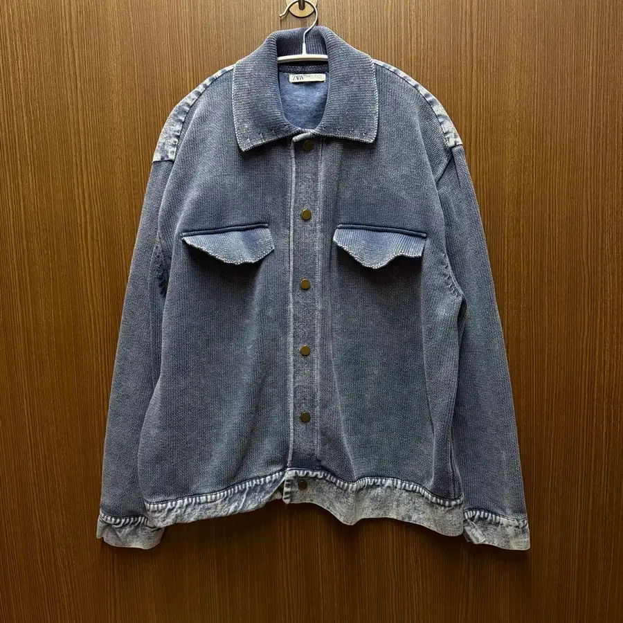 ZARA 자라 피그먼트 워싱 집업 자켓 M