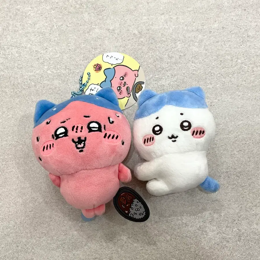 먼작귀 치이카와 하치와레 매운 카레 마스코트&클립 인형