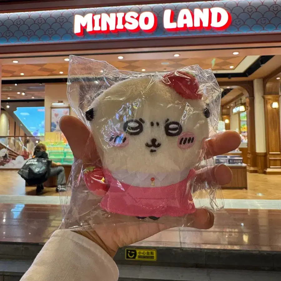 미니소 치이카와 과일 시리즈 딸기 랏코 마스코트 인형