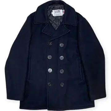 Schott 740 USA 제작 10버튼 피코트 네이비 사이즈 40