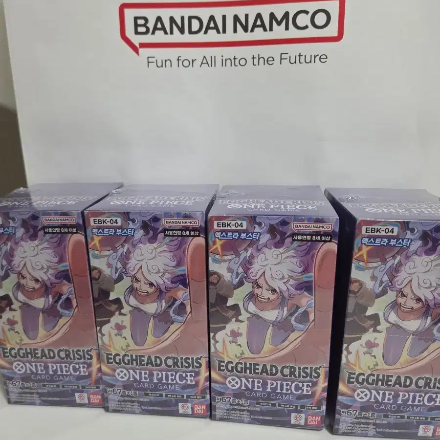 원피스 카드 엑스트라 부스터 EGGHEAD CRISIS 4BOX