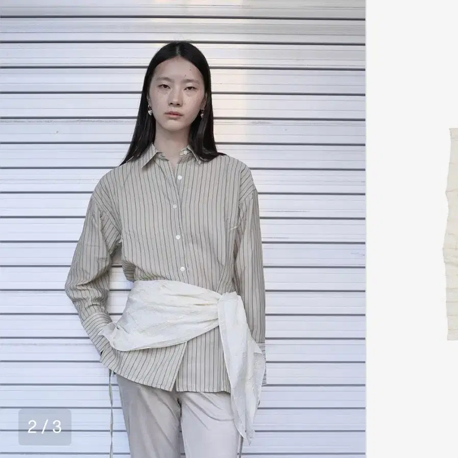 누아누 에리아 스카프 골드 nuuanu aeria scarf