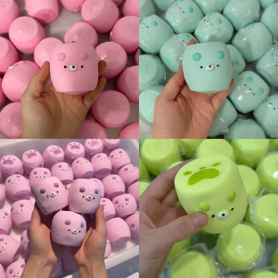 (현물아님) 투투샵 강아지수건 슬랑이 말랑이