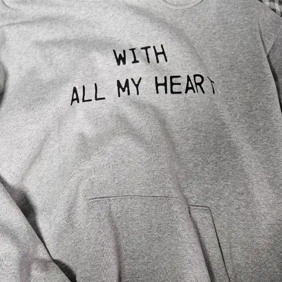 하현상 with all my heart 후드티