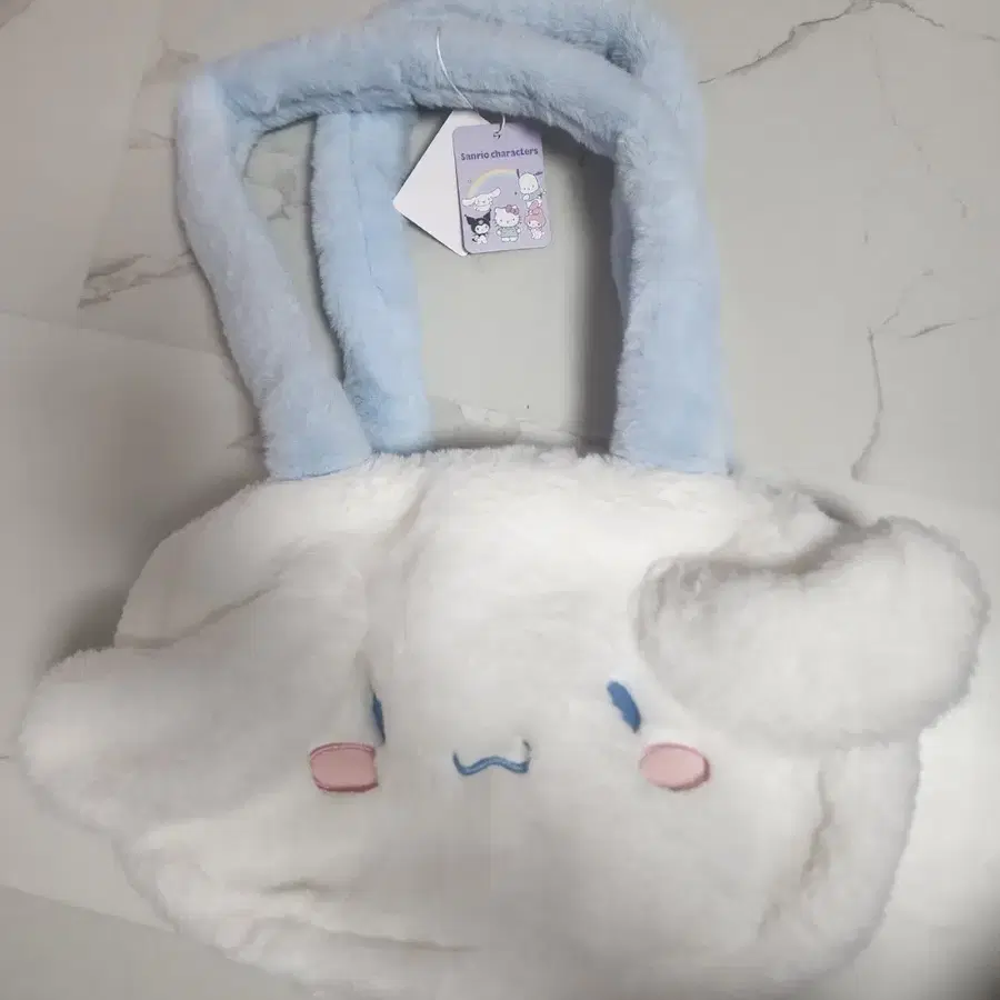 산리오 시나모롤 봉제 토트백