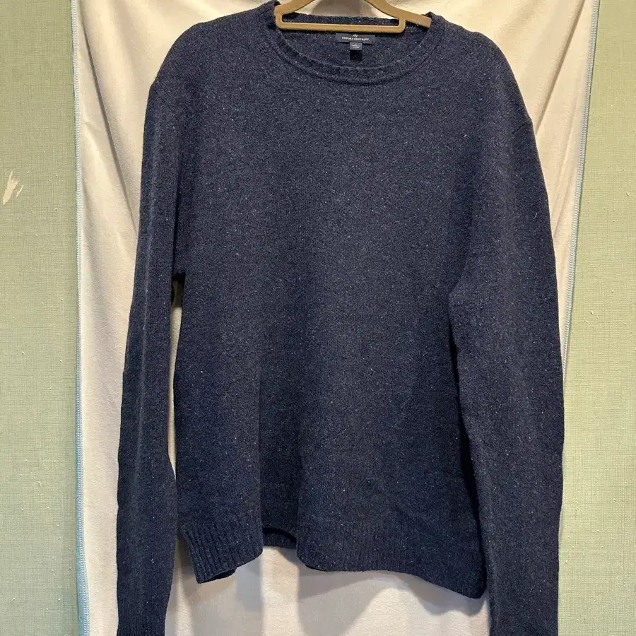 Brooks Brothers 브룩스 브라더스 메리노 울 100% 크루넥 네이비 스웨터