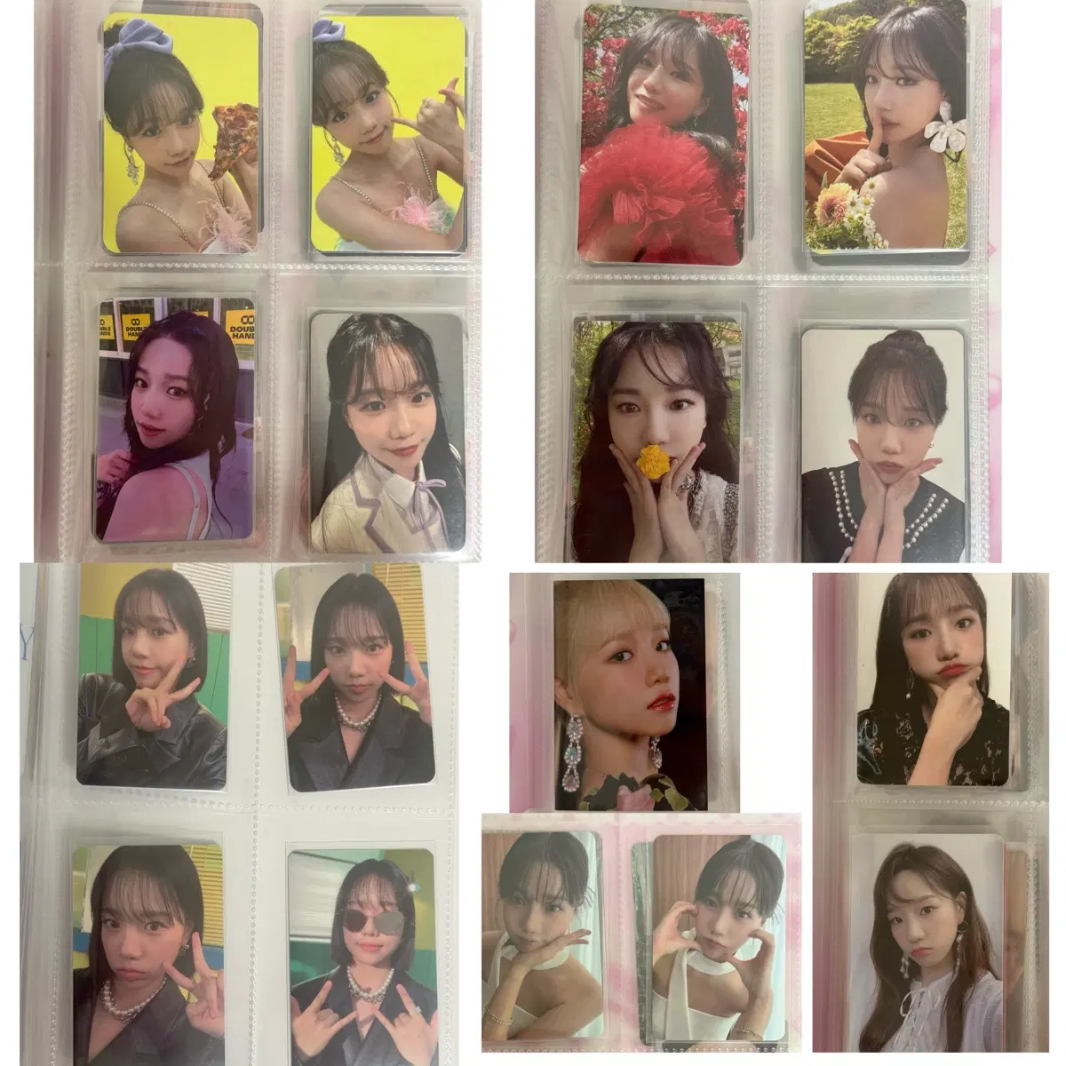Joyuri photocard Iz*one Glazy tc pre-order benefit Dicon poca