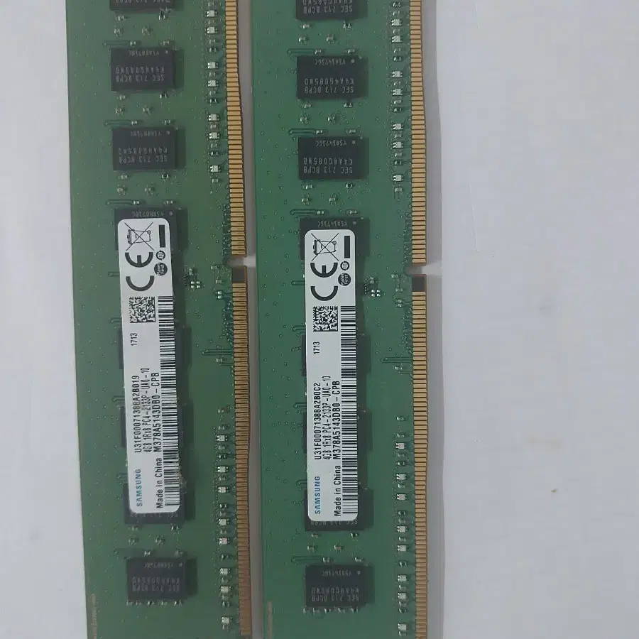 삼성전자 8기가 램 두개 6만원 판매합니다