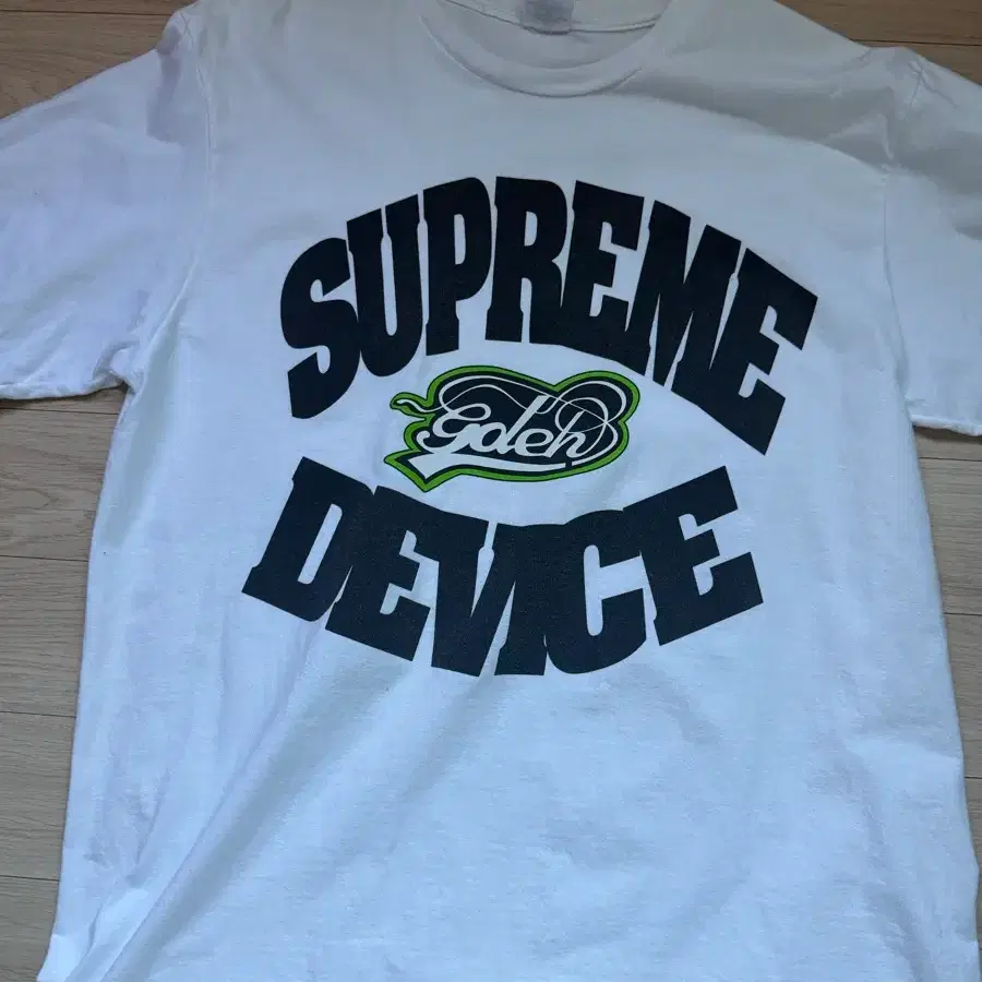 슈프림 x 굿이너프 디바이스 티셔츠 화이트 - 25SS
