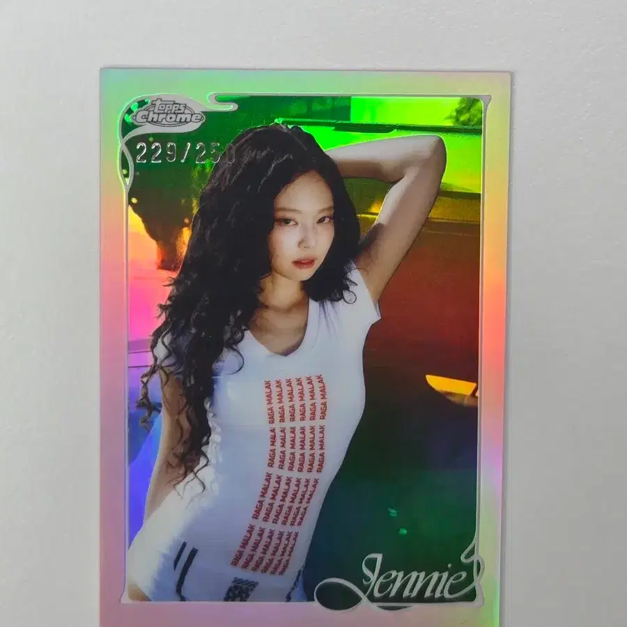 탑스 크롬 제니 250한정 카드
