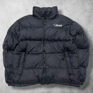 90s 레어 LL Bear USA 다운 자켓 눕시 블랙 자수 로고 두툼함