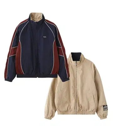 [ DOUBLE FACE REVERSIBLE JACKET ] NAVY