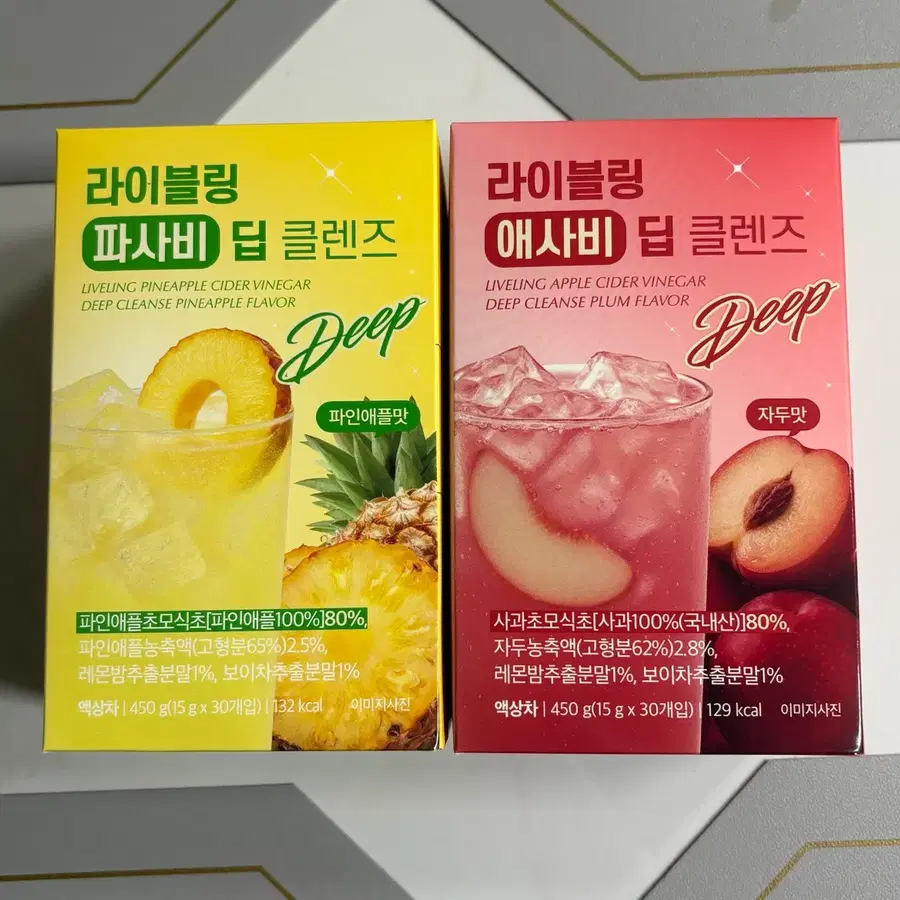 라이블링 애사비 딥 클렌즈 파인애플&자두맛