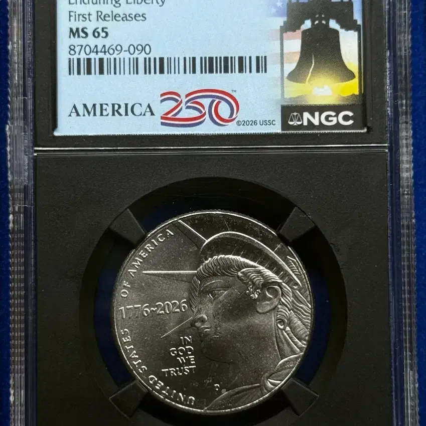 미국건국250주년(1776-2026)기념하프달러(50센트)NGC MS65