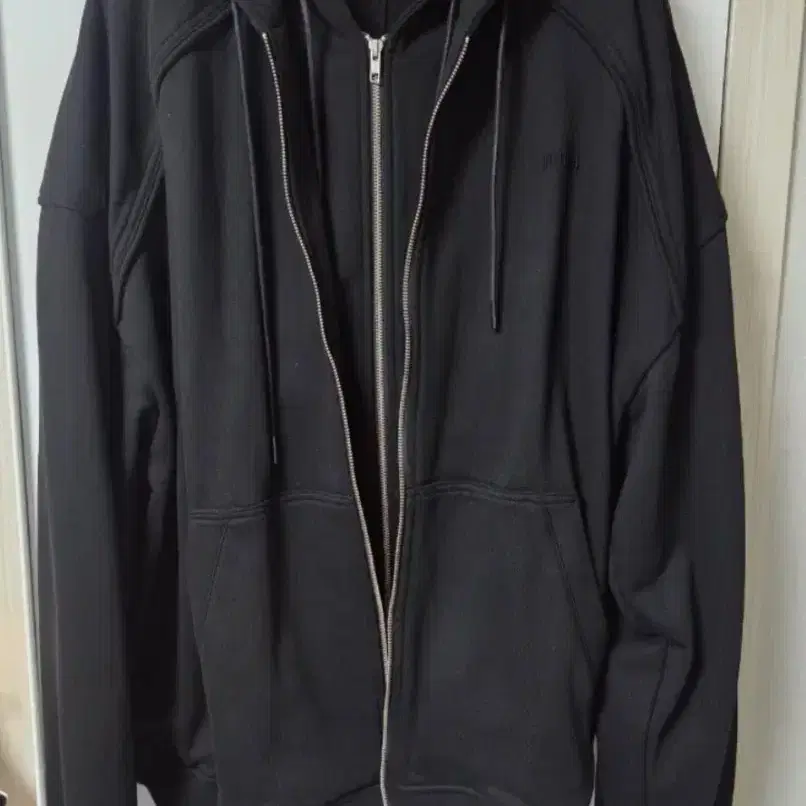 준지 25ss 더블레이어드 후드집업 (M)