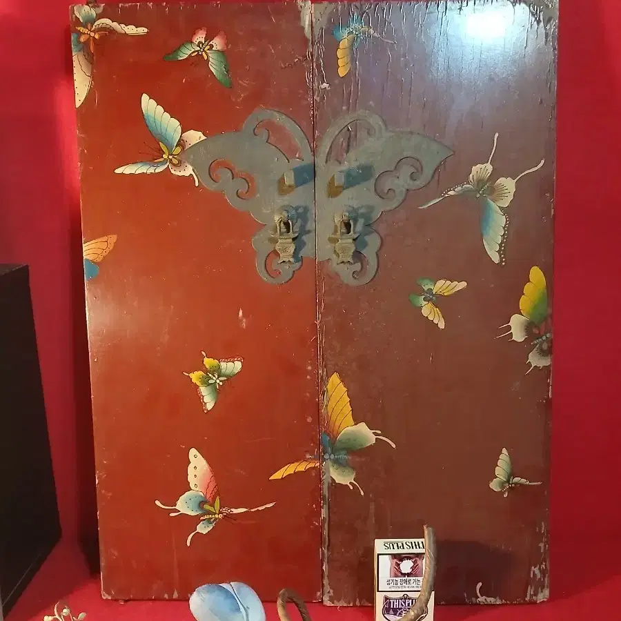 옛 문짝 1벌 46*3*60