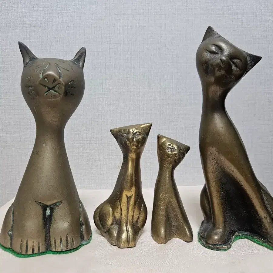 동 브론즈 고양이 세트