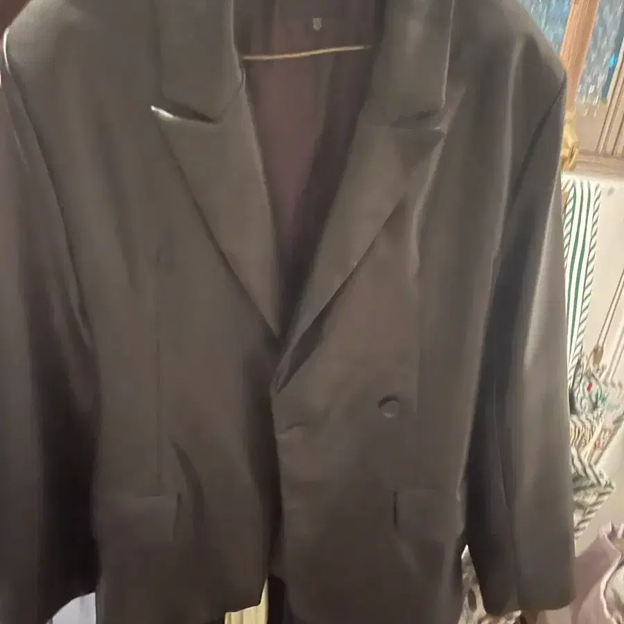 자라 25fw 가죽 블랙 자켓