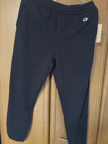 Champion 스웨트 팬츠 조거 팬츠 블랙 LARGE