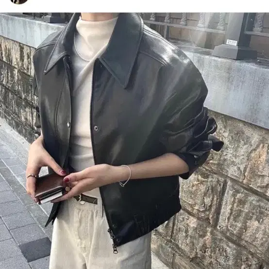 노멜렛 베인 크롭 자켓 2사이즈