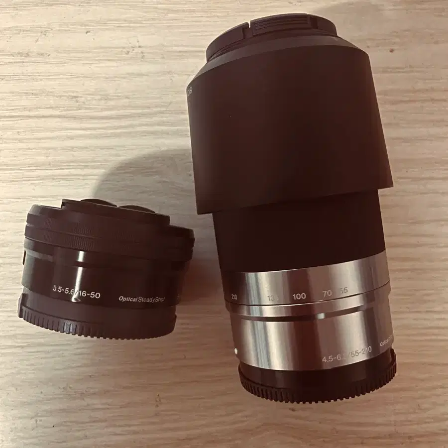 55-210 & 16-50 E마운트 렌즈 팝니다