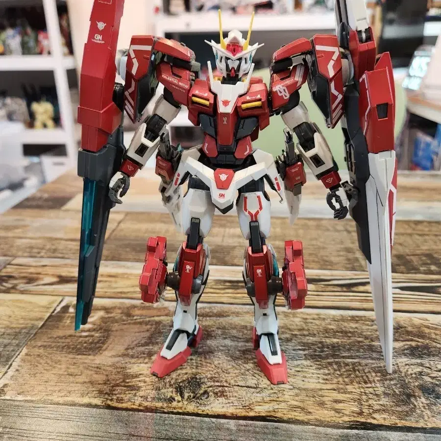 MG 세븐소드 익스펜션으로 오버코팅 도색
