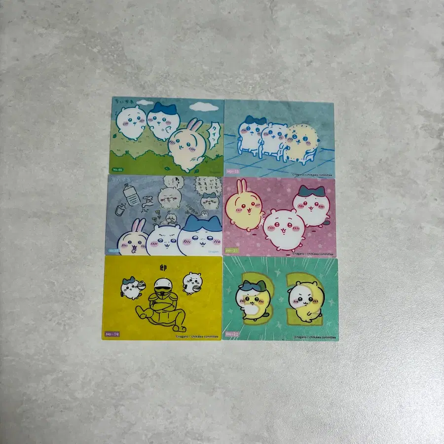 먼작귀 콜렉트 카드 6종